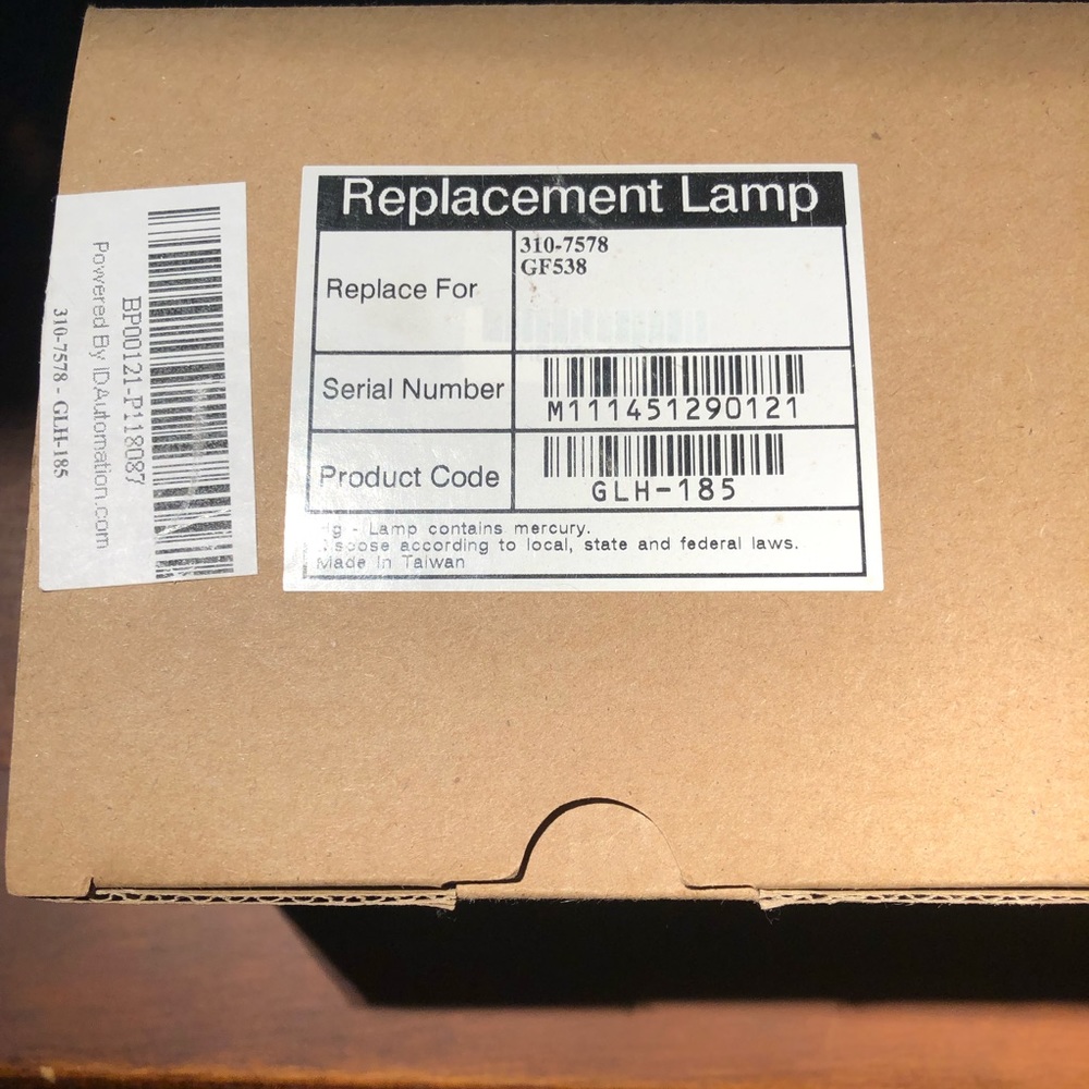 Dell Replacement Projector Lamp